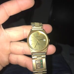 Cardinal gold plated watch